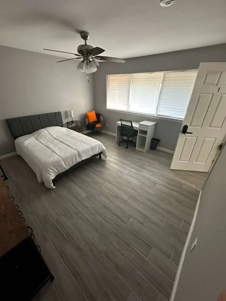 Furnished bedroom