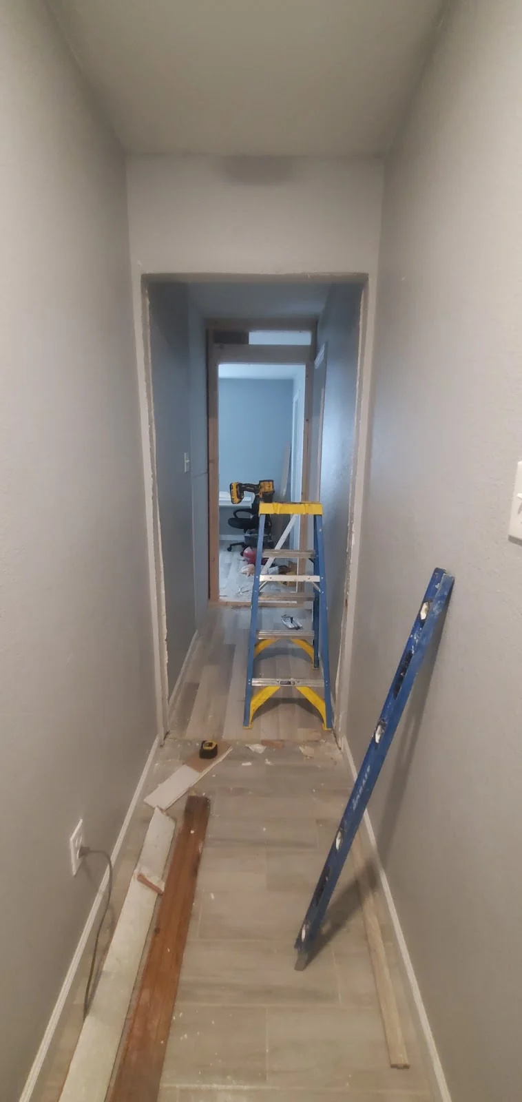 Interior finishing work