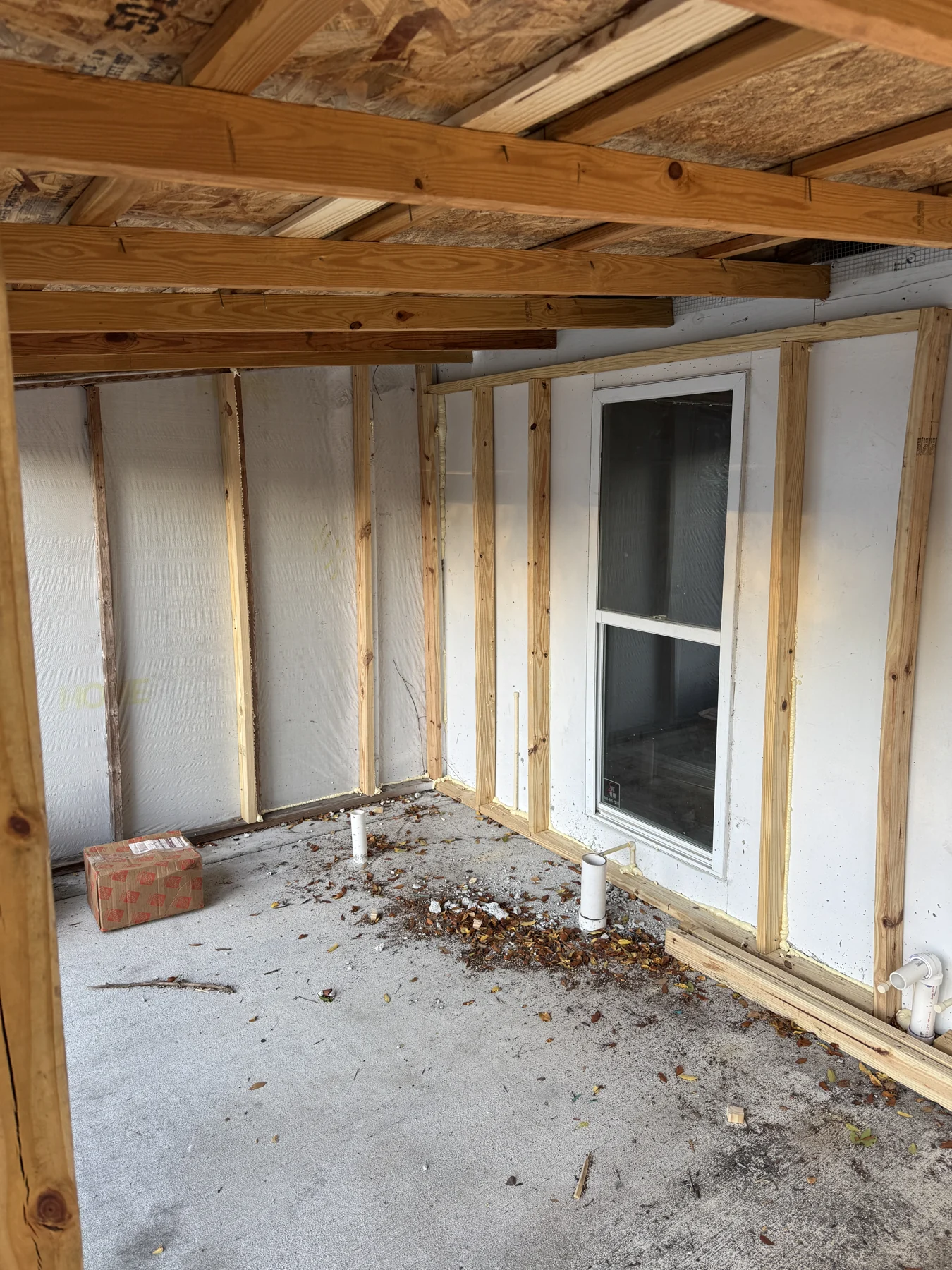 Guesthouse framing