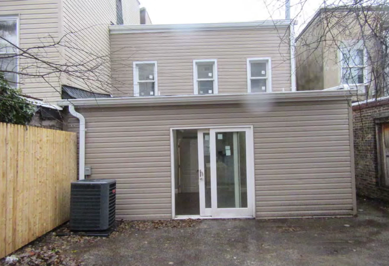 Rear exterior and patio