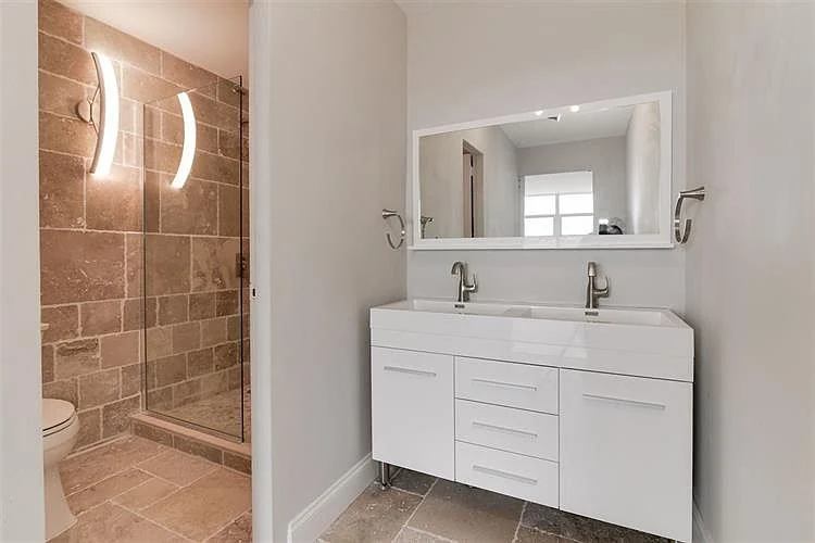 Bathroom after renovation