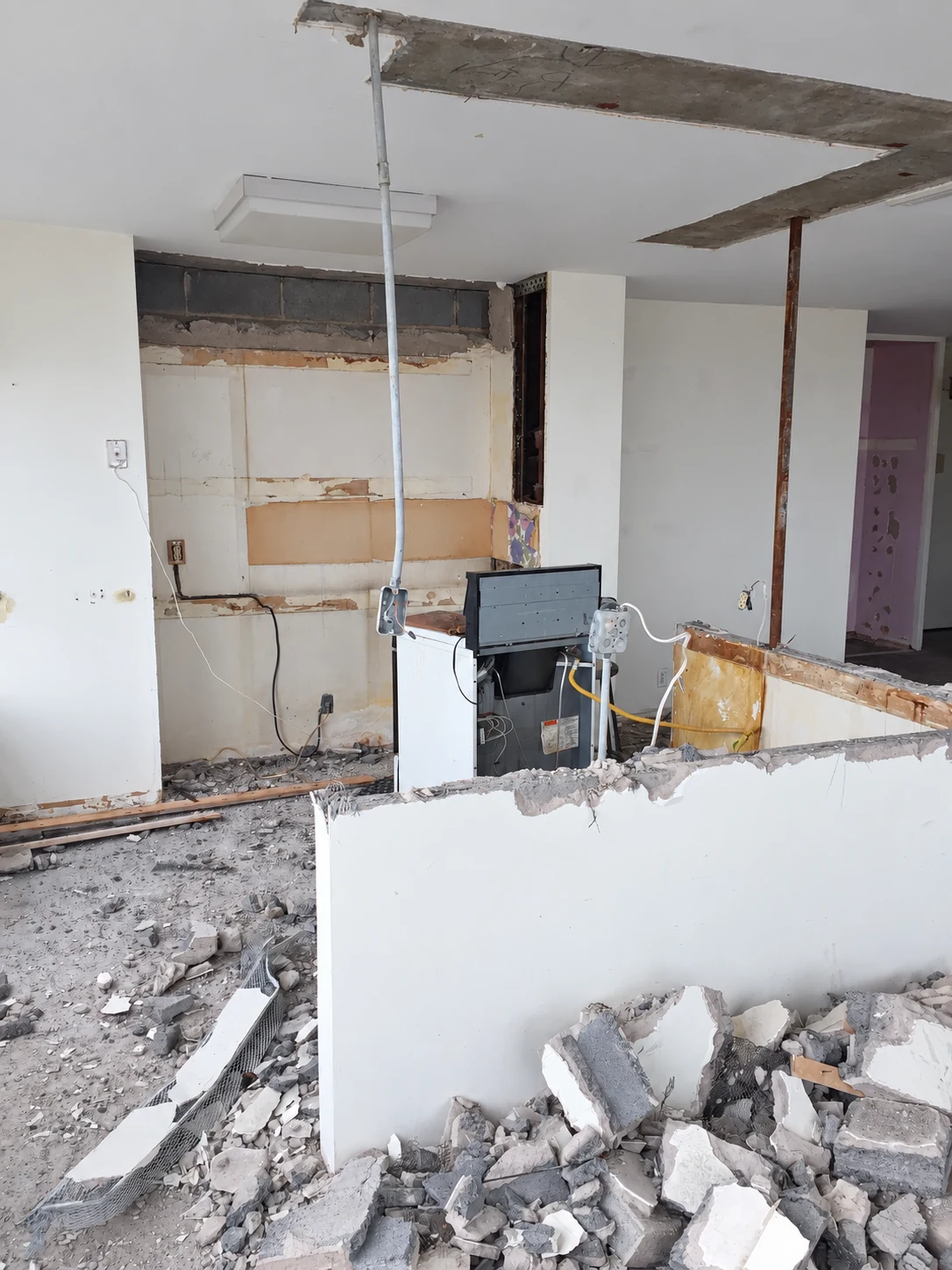 Kitchen demolition